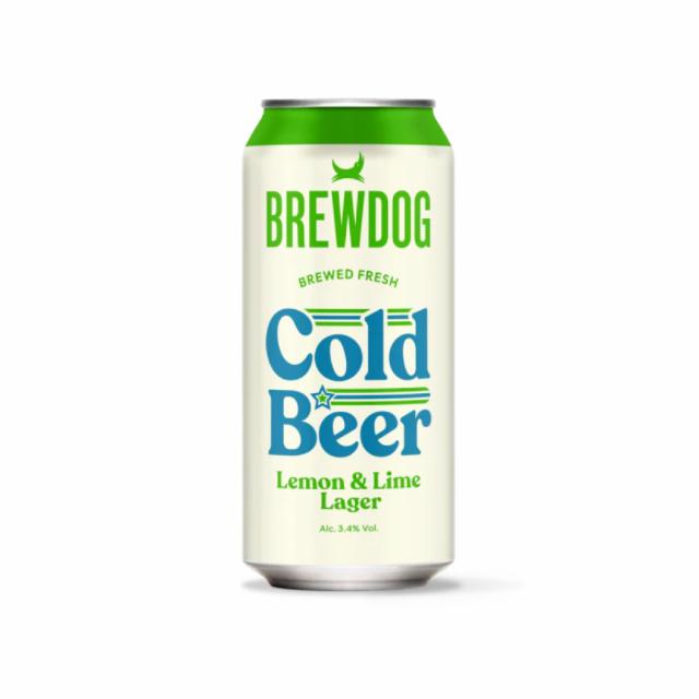Cold Beer lemon & lime 3.4%, BrewDog, Scotland