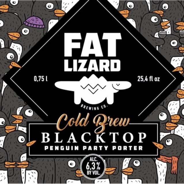 Cold Brew Blacktop Penguin Party Porter 6.3%, Fat Lizard Brewing Co., Finland
