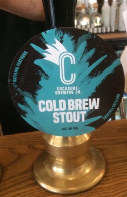 Cold Brew Stout 5.0%, Cocksure Brewing Company Limited, England