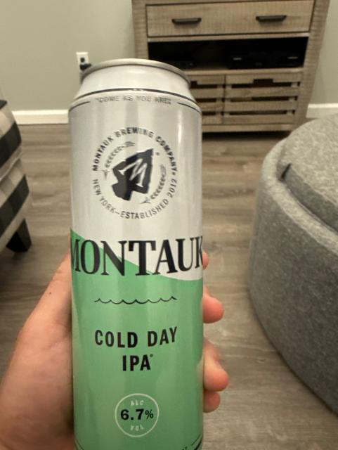 Cold day IPA 6.7%, Montauk Brewing Company, United States