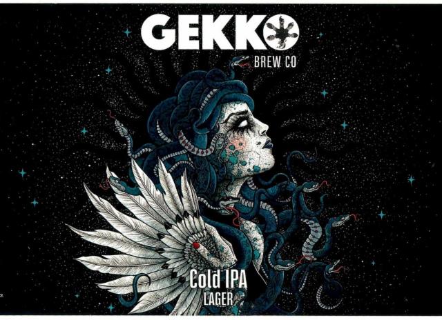Cold IPA 6.5%, Gekko Beers - Gekko Brewing Company, France