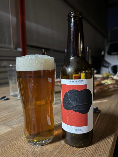 Cold IPA 7.0%, Braukunst Bern, Switzerland