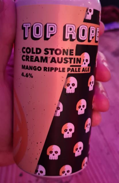 Cold Stone Cream Austin: Mango Ripple Pale Ale 4.6%, Top Rope Brewing, England