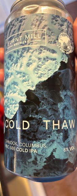 Cold Thaw 6.0%, Burnt Mill Brewery, England