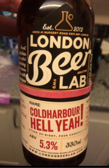 Coldharbour Hell Yeah! 5.3%, London Beer Lab, England