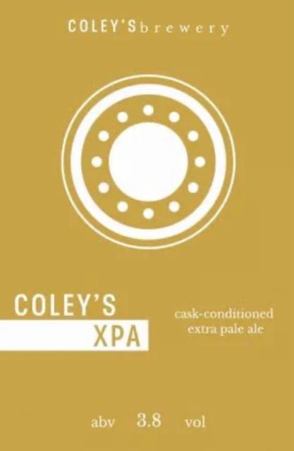 coley's XPA 3.8%, Coley's Brewery, England