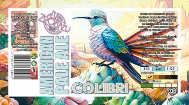 Colibri 4.5%, ZooBrew Brasserie Animale, France