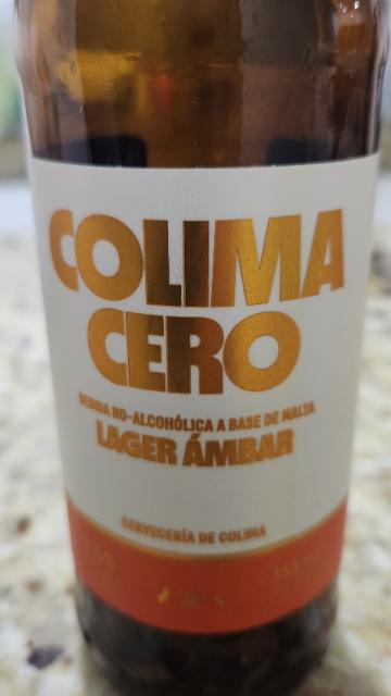 Colima Cero ambre 0.0%, Cerveceria Artesanal De Colima, Mexico