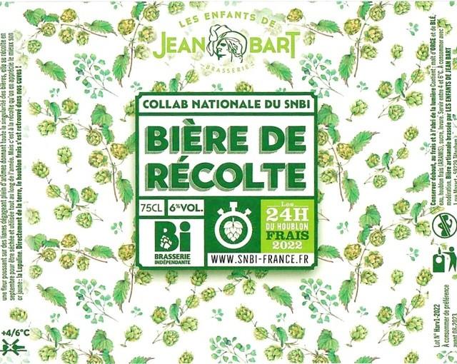 Collab Nationale Du SMBI Bière De Récolte 6.0%, Brasserie Les Enfants De Jean Bart [Closed], France