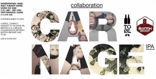 Collaboration Carnage 7.4%, Buxton Brewery, England