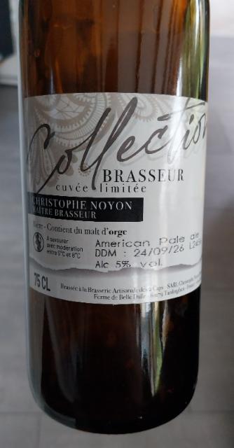 Collection Brasseur American Pale Ale 5.0%, Brasserie Artisanale Des 2 Caps, France