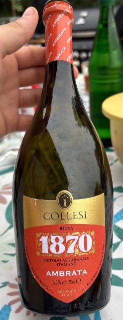 Collesi Ambrata 6.2%, Collesi, Italy