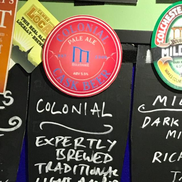 Colonial 5.5%, Milestone Brewery, England