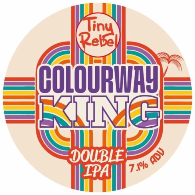 Colourway King Double IPA 7.0%, Tiny Rebel Brewing, Wales