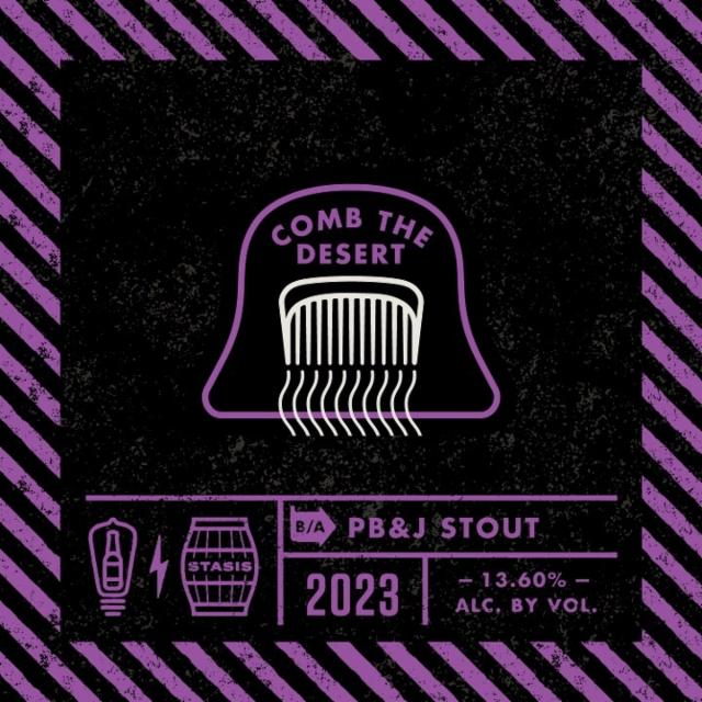 Comb The Desert (2023) 13.6%, Bottle Logic Brewing, United States