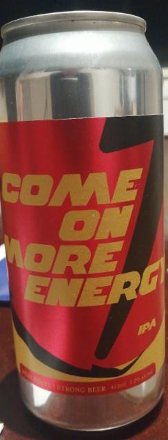 come on more energy 7.2%, Brasserie Sir John Brewing Co., Canada