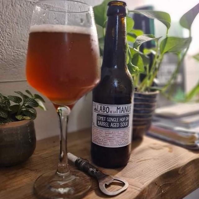 Labo De La Manuf - Comet Single Hop DH Barrel Aged Sour 7.2%, La Manufacture De Bières, France