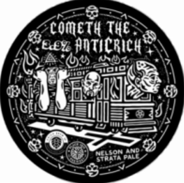 Cometh the anticrich 3.9%, Black Iris Brewery, England