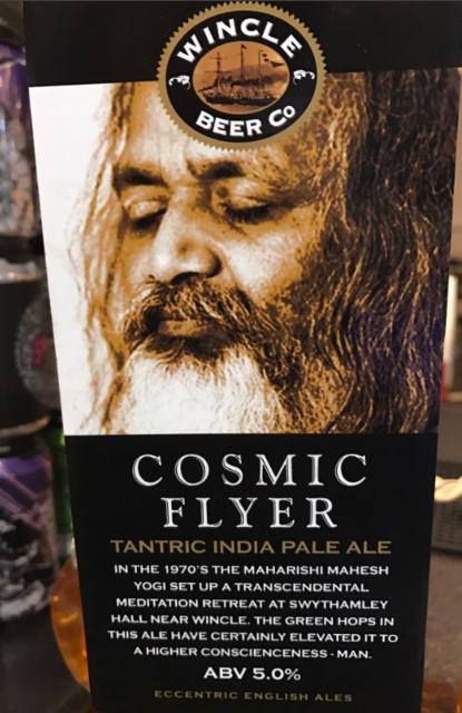Cosmic Flyer 5.0%, Wincle Beer, England