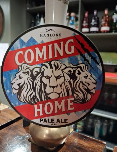 Coming home, Hanlons Brewery