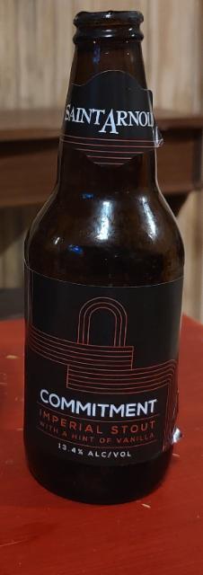 Commitment with a Hint of Vanilla 13.4%, Saint Arnold Brewing Company, United States