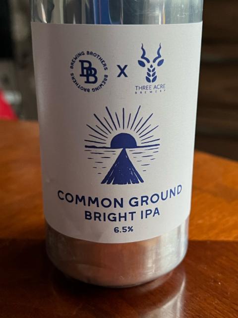 Common Ground 6.5%, Brewing Brothers, England