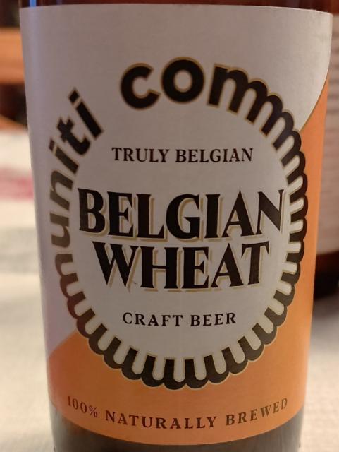 Communiti Belgian Wheat 4.9%, Brouwerij Van Steenberge, Belgium