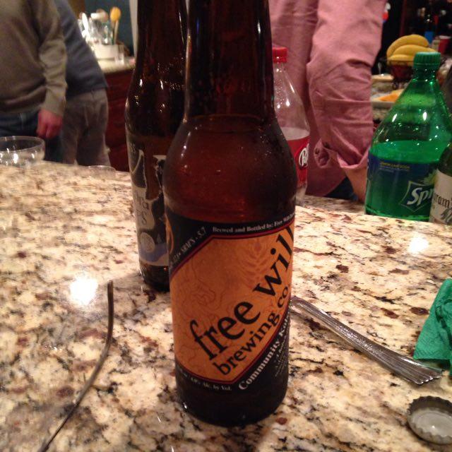 Community Kolsch 5.7%, Free Will Brewing Company, United States