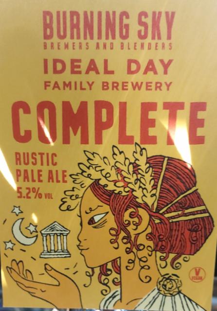 Complete, Burning Sky Brewery