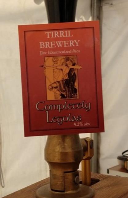 Completely Legolas 4.2%, Tirril Brewery, England