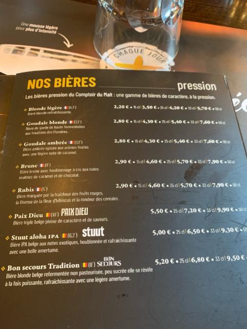 Rubis 5.0%, Le Comptoir Du Malt, France
