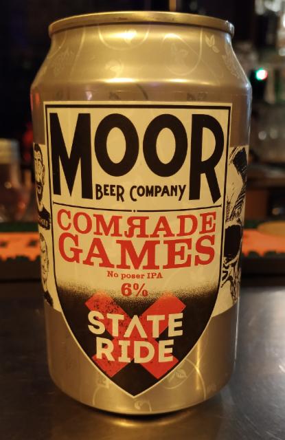 Comrade Games State Ride 6.0%, Moor Beer Company, England
