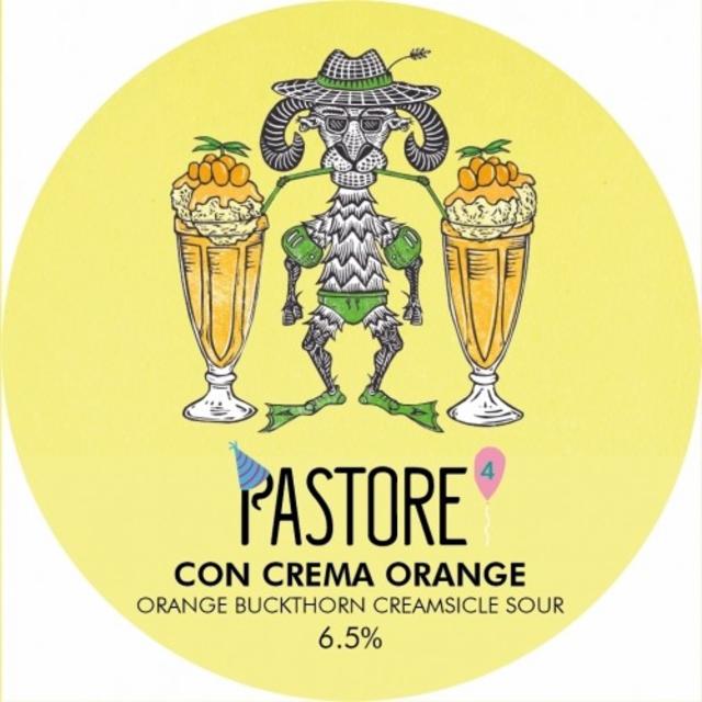 Con Crema Orange 6.5%, Pastore Brewing And Blending Ltd, England