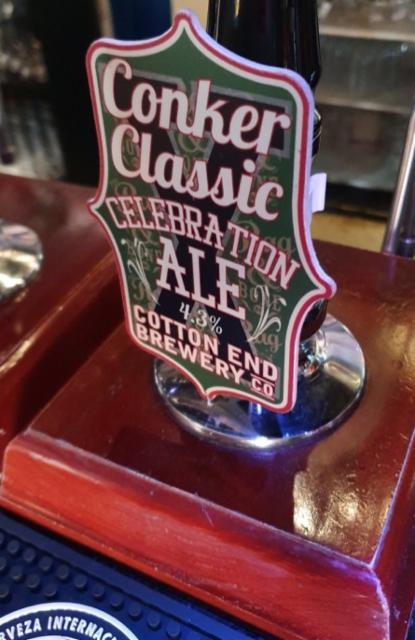 Conker Classic Celebration Ale 4.3%, Cotton End Brewery Company Limited, England