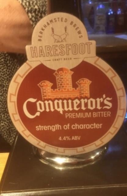 Conqueror's 4.4%, Haresfoot Brewery, England