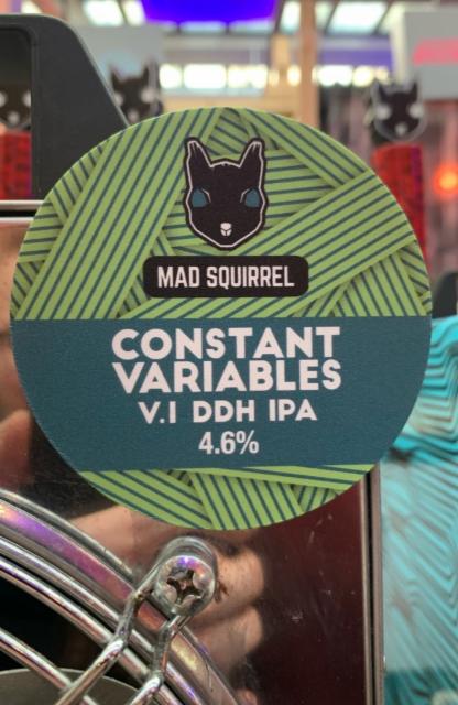 Constant Variables V.1 4.6%, Mad Squirrel Brewing, England