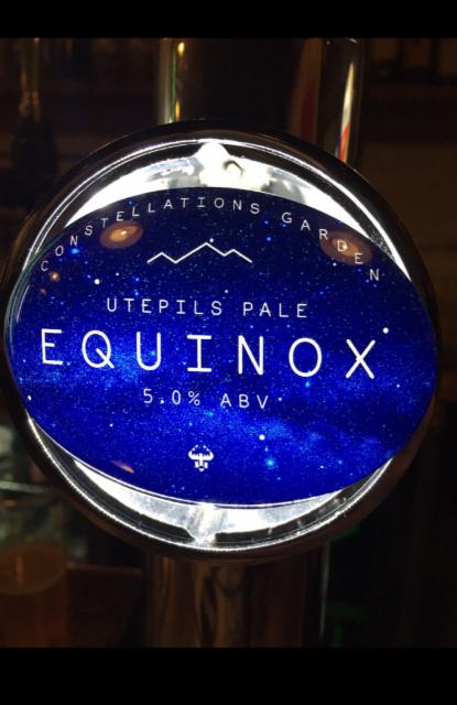 Constellations Garden Utepils Pale Equinox 5.0%, Black Lodge Brewing, England