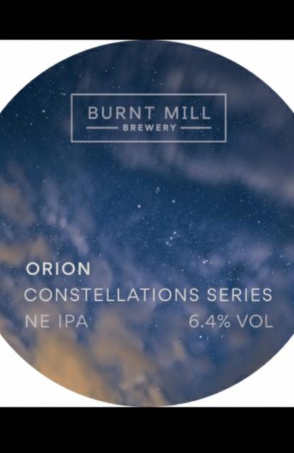 Constellations Series: Orion 6.4%, Burnt Mill Brewery, England