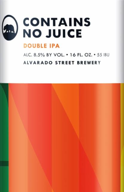 Contains No Juice 8.5%, Alvarado Street Brewery, United States