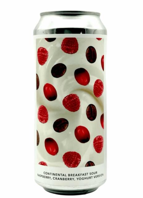 Continental breakfast sour rasberry, cranberry, youghurt version 6.0%, Evil Twin Brewing, United States