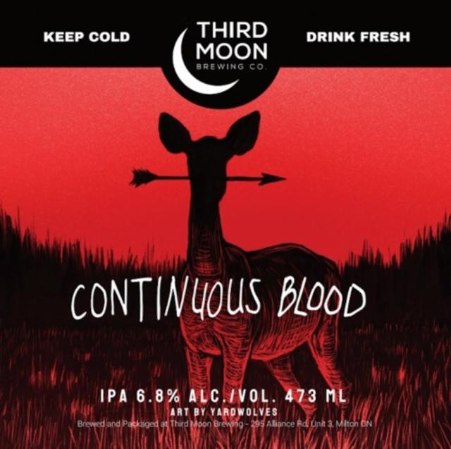 Continuous Blood 6.8%, Third Moon Brewing Company, Canada