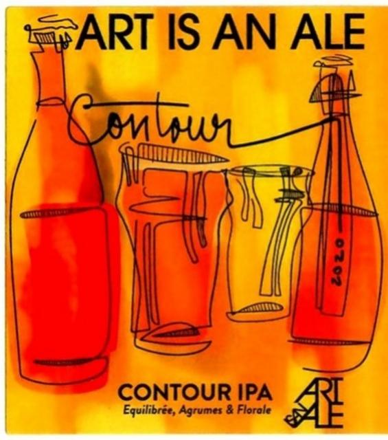 Contour IPA 2020 5.9%, Art Is An Ale Brewing, France
