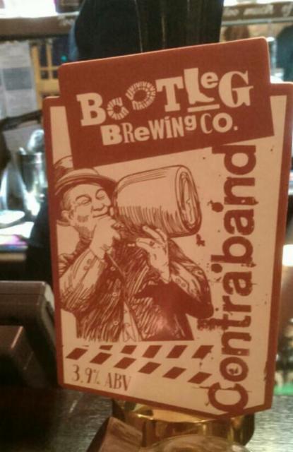 Contraband 3.9%, Bootleg Brewing, England