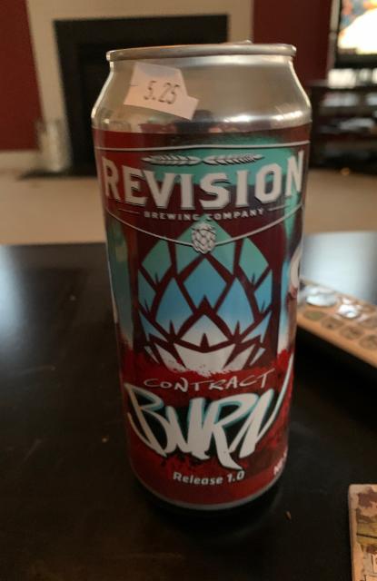 Contract Burn 11.0%, Revision Brewing Company, United States