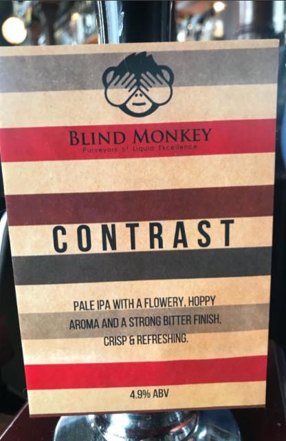 Contrast 4.9%, Blind Monkey, England