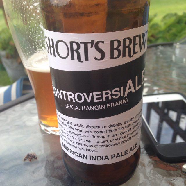 ControversiALE 6.5%, Short's Brewing Company, United States