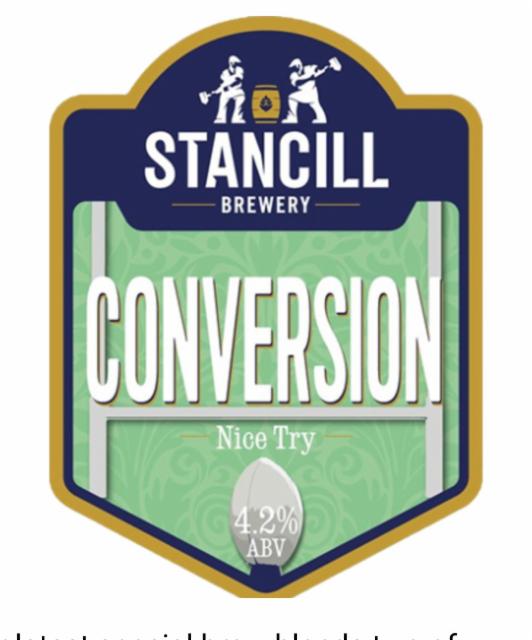 Conversion Nice Try 4.2%, Stancill Brewery, England