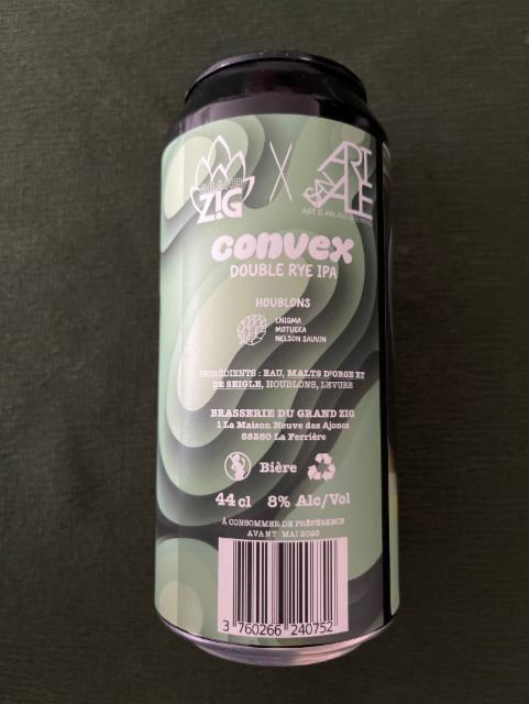 Convex 8.0%, Art Is An Ale Brewing, France