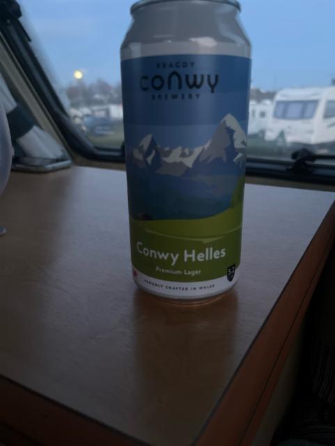 Conwy helles 5.2%, Conwy Brewery, Wales