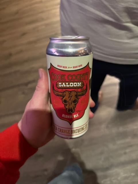 Cook county blonde ale 4.5%, Sea Change Brewing co, Canada